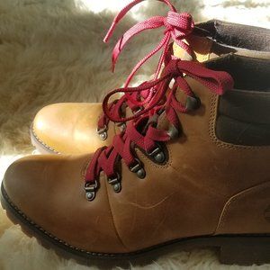 BRAND NEW! Timberland Women's Ellendale Mid Hiker Boot Wheat Full Grain